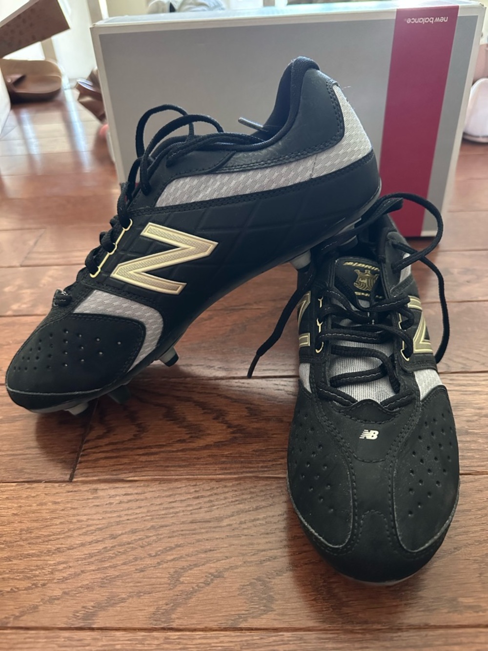 New Balance WF5464WK Black Lacrosse Cleats
